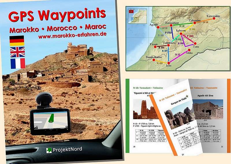 Reiseführer GPS Waypoints - Marokko - Morocco - Maroc ISBN 9783931099176