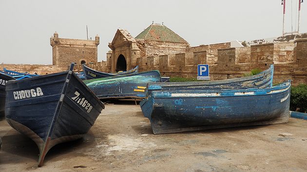 Essaouira Parkplatz